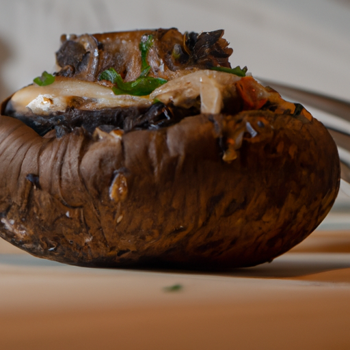 Savory Stuffed Portobello Mushrooms