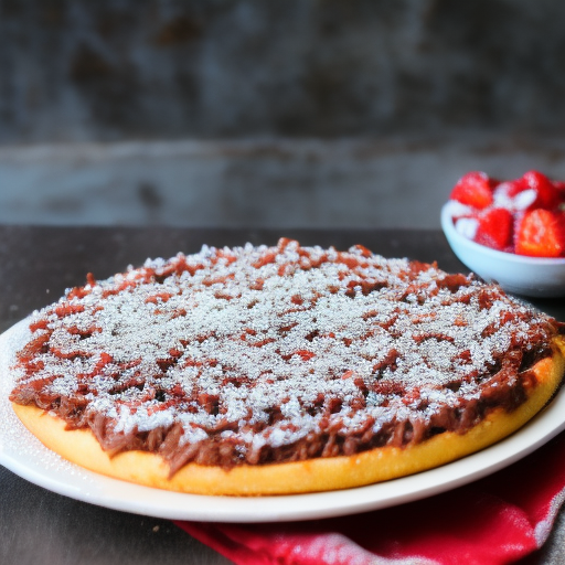 Australian Lamington Pizza