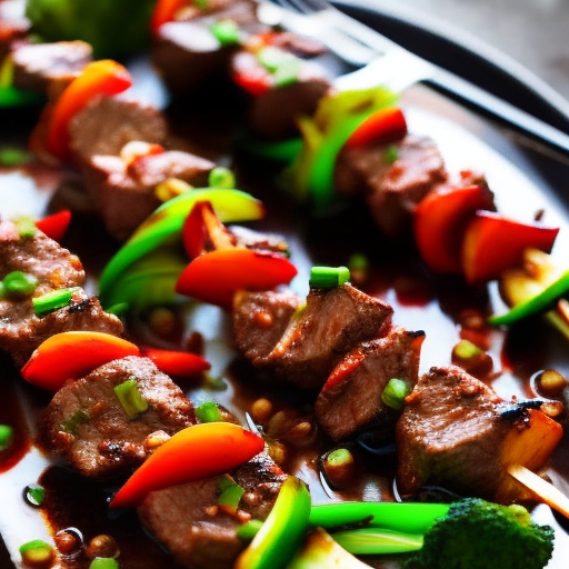 Chinese Grilled Sichuan Pepper Beef Skewers