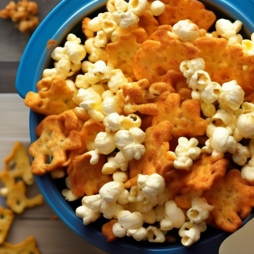 Crunchy Delight: Cheesy Popcorn Mix