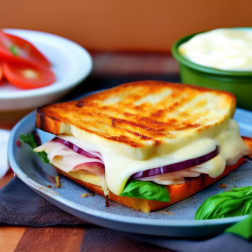 French Grilled Croque Monsieur Sandwiches