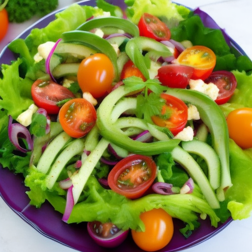 Garden Fresh Delight: A Colorful Salad Recipe