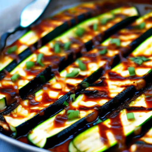 Italian Grilled Zucchini With Balsamic Glaze