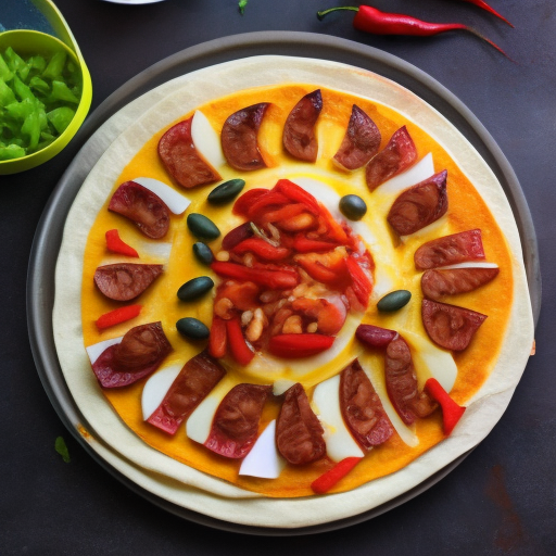 Malaysian Apam Balik Pancake Pizza