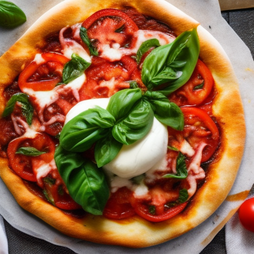 Margherita With Burrata Milan Pizza