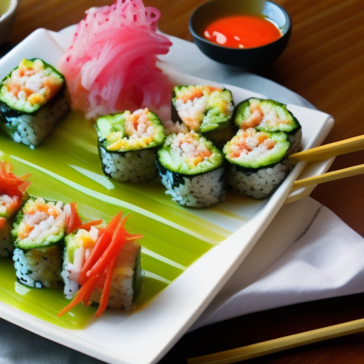 Oceanic Delight Sushi Roll