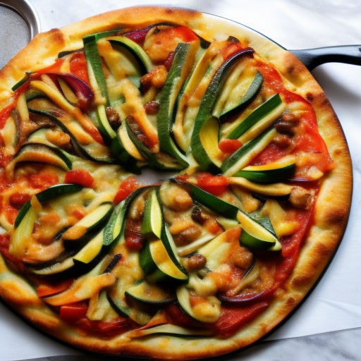 Ratatouille & Fontina Provence Pizza