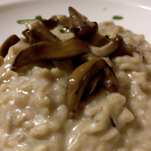 Savory Delight: Creamy Mushroom Risotto