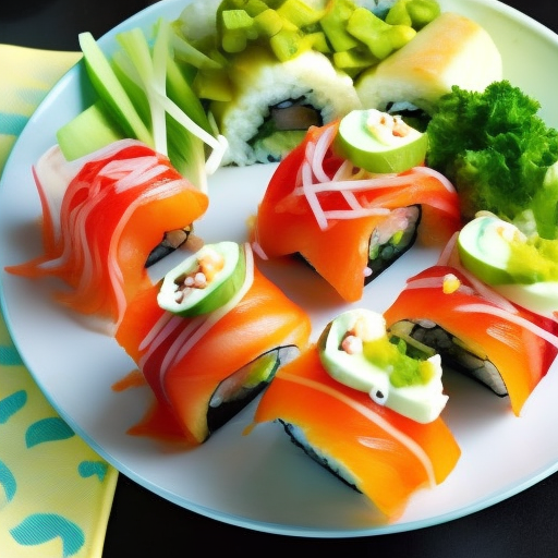 Savory Ocean Rolls: A Delectable Sushi Delight