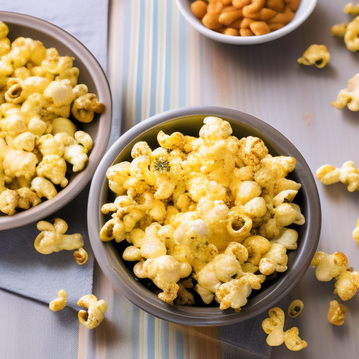 Savory Parmesan Popcorn Mix