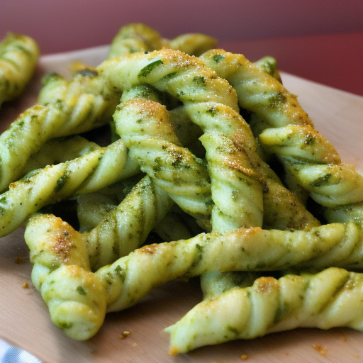 Savory Pesto Parmesan Twists