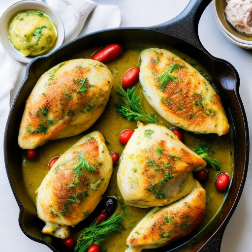 Savory Stuffed Chicken with Garlic Herb Butter