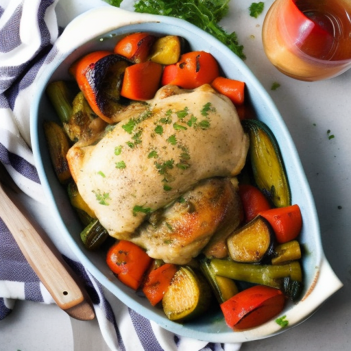 Savory Stuffed Chicken with Garlic Mashed Potatoes and Roasted Vegetables