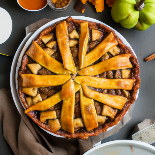 Sweet and Spiced Autumn Harvest Pie