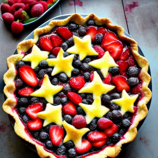 Sweet and Tangy Berry Burst Pie