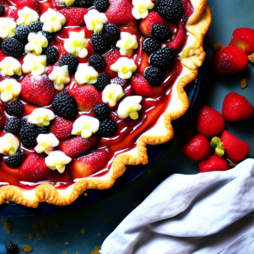 Sweet and Tart Berry Delight Pie