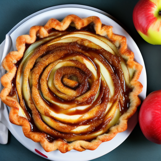 Apple Cinnamon Swirl Pie