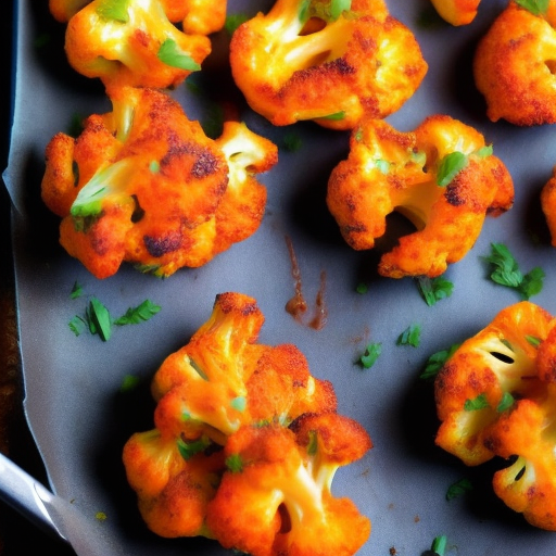 Baked Buffalo Cauliflower Bites