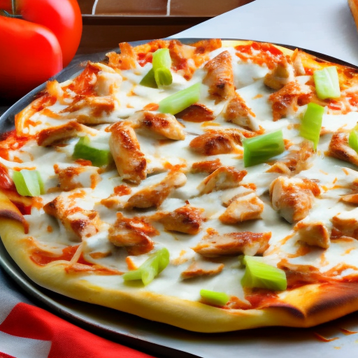 Bbq Chicken Alfredo Buffalo Pizza