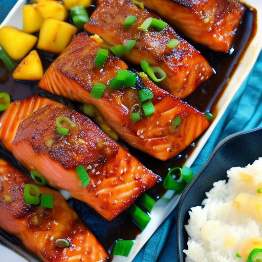 Bbq Hawaiian Pineapple Teriyaki Salmon