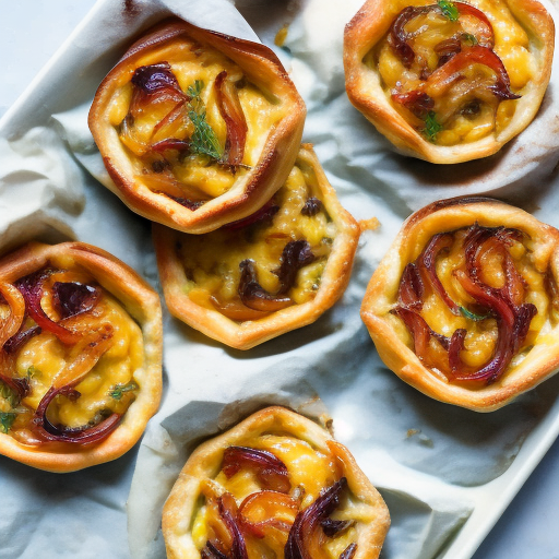 Caramelized Onion and Goat Cheese Tartlets