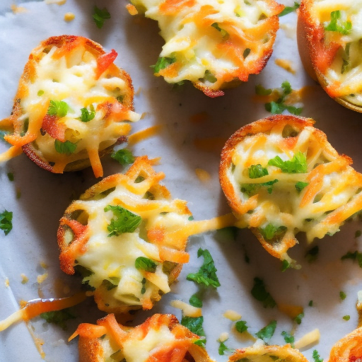 Crunchy Delight: Cheesy Garlic Bread Bites