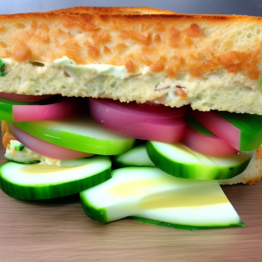 Cucumber and Cream Cheese Sandwiches