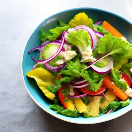 Garden Fresh Delight: A Colorful Salad Recipe