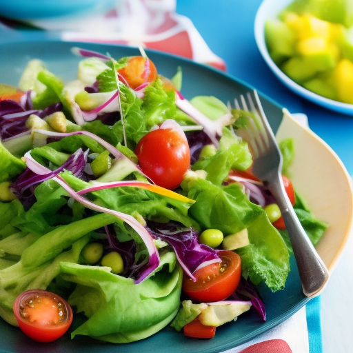 Garden Fresh Delight: A Vibrant Salad Recipe