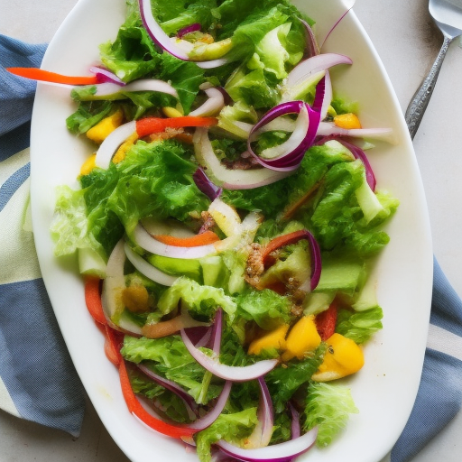 Garden Fresh Delight: A Vibrant Salad Recipe