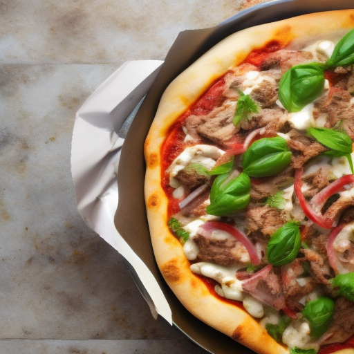 Lamb Gyro Pizza