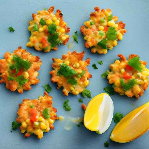 Mini Crab and Corn Fritters