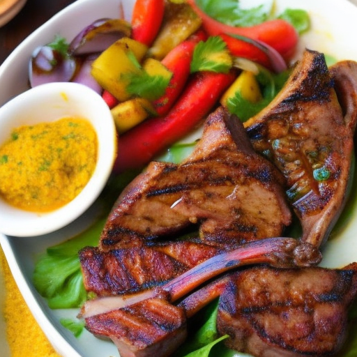 Moroccan Grilled Lamb Chops With Ras El Hanout Spice Rub