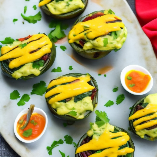 Peruvian Grilled Causa Rellena Stuffed Potatoes With Aji Amarillo Sauce