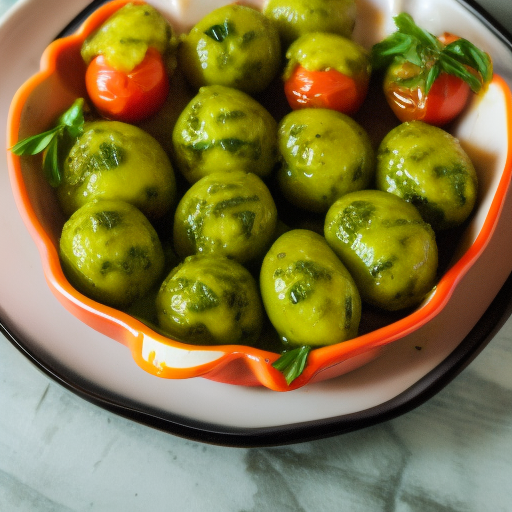 Pesto and Mozzarella Stuffed Cherry Tomatoes