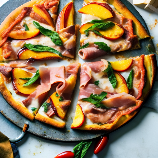 Prosciutto & Peach Florence Pizza