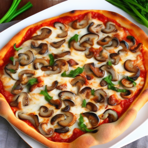 Sausage & Mushroom Rome Pizza