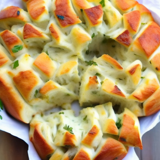 Savory Bites: Cheesy Garlic Pull-Apart Bread