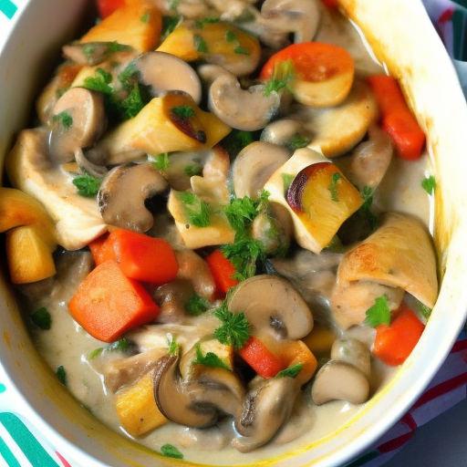 Savory Chicken and Mushroom Casserole