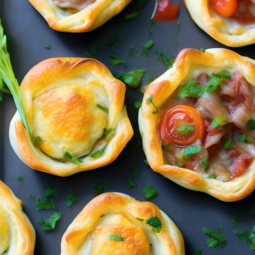 Savory Parmesan Puff Pastry Bites