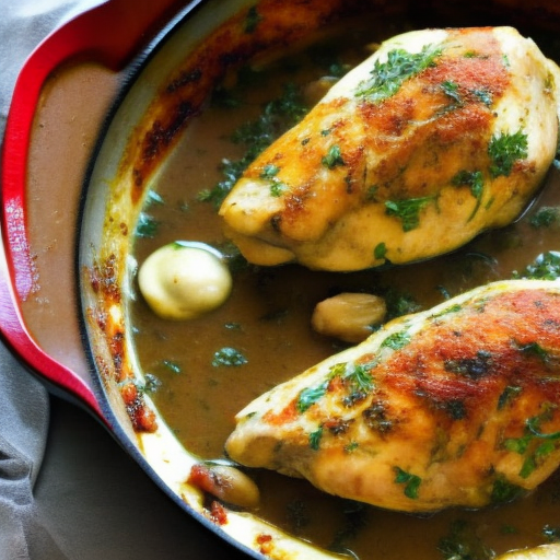 Savory Stuffed Chicken with Garlic Butter Sauce