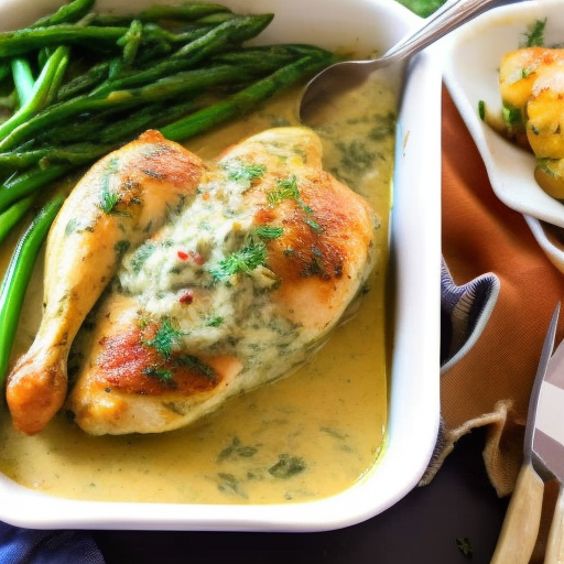 Savory Stuffed Chicken with Garlic Herb Butter