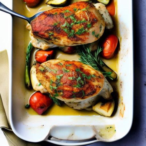 Savory Stuffed Chicken with Garlic Mashed Potatoes and Roasted Vegetables