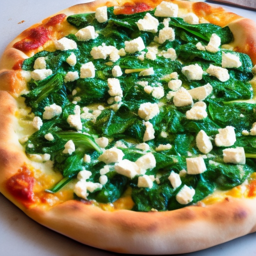 Spinach And Feta Pizza