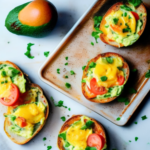 Sunrise Delight: A Scrambled Egg and Avocado Toast Recipe