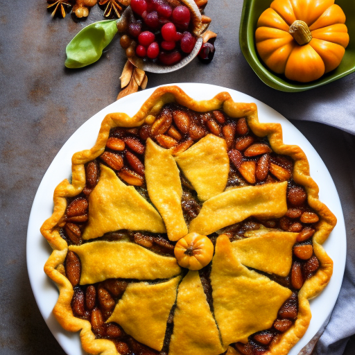 Sweet and Spiced Autumn Harvest Pie