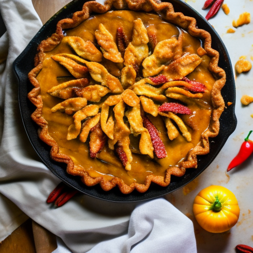 Sweet and Spicy Autumn Harvest Pie