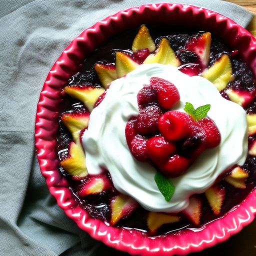 Sweet and Tangy Berry Burst Pie