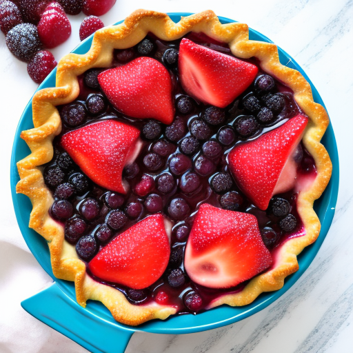 Sweet and Tart Berry Pie