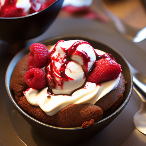 Sweet Indulgence: Decadent Chocolate Brownie Sundae